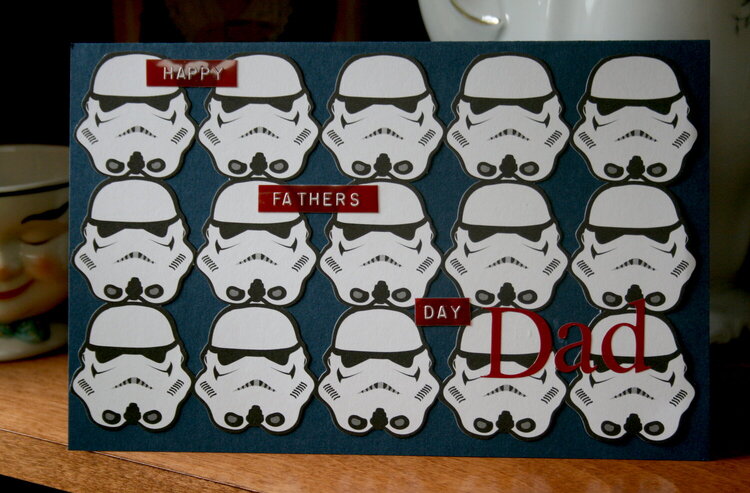Storm Troopers F. Day card
