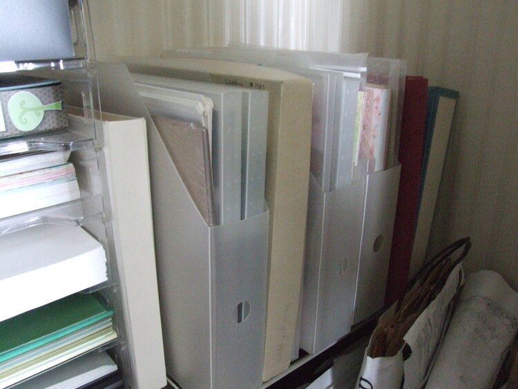 Patterned Paper Storage....