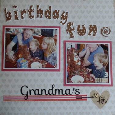 birthday fun @ Grandma&#039;s