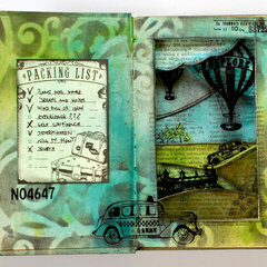 *Tattered Angels* Altered book - Journey