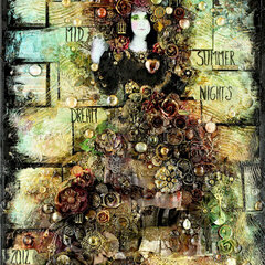 Midsummer Night's Dream - mixedmedia with *Prima*