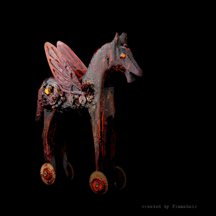 *Tattered Angels* Spooky Horse