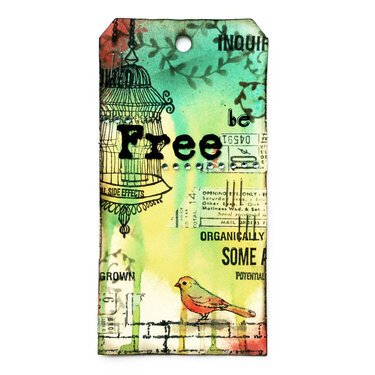 Be free - spring tag *Tattered Angels*