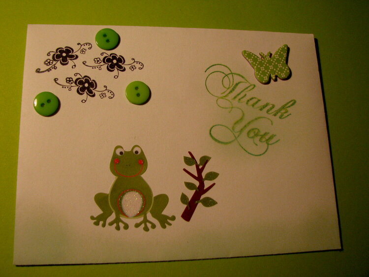 Froggie Card