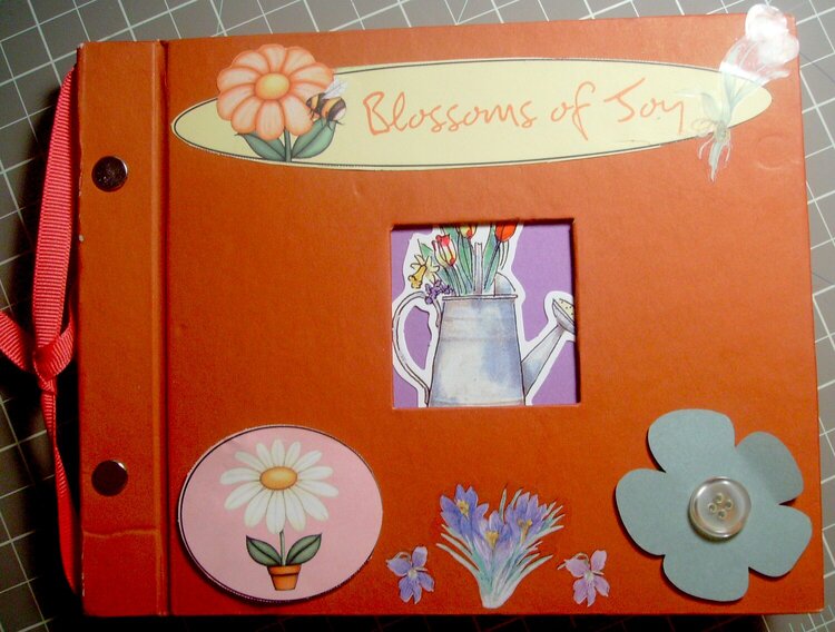 4x6  album made for me by my Scrapsister, Scrappinismymiddlename(Jo.ann)