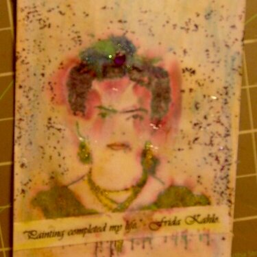 Frida Kahlo ATC card # 3