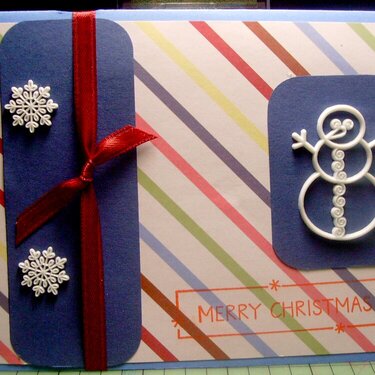 Snowman card