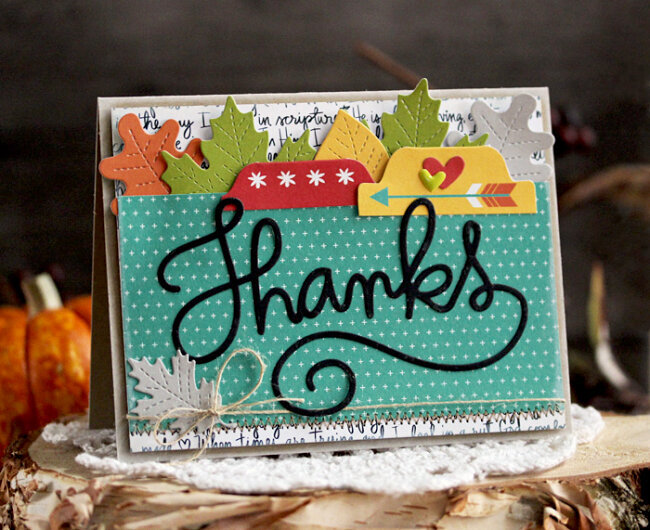 Autumn Colors Thank You Card