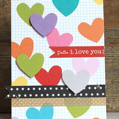 "P.S. I Love You" card, by Becky Williams.