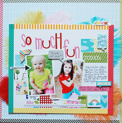 So Much Fun by Becky Williams featuring the Playdate Collection from Bella Blvd