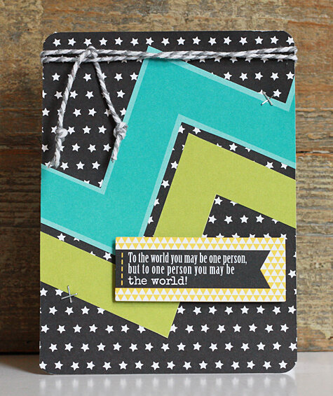 &quot;You Are The World&quot; card, by Becky Williams.