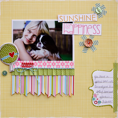 Sunshine &amp; Happiness by Diane Payne featuring Bella Blvd Decorative Tape
