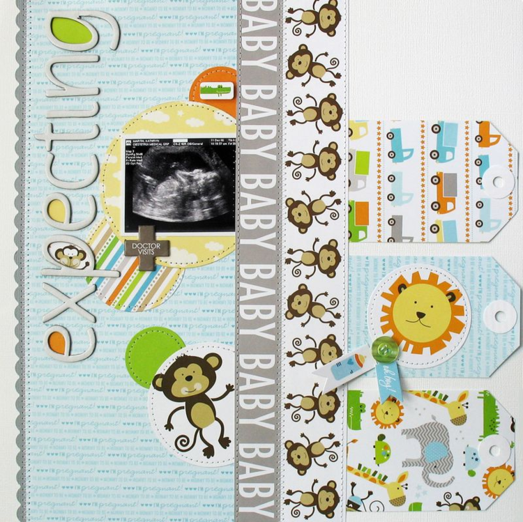 Expecting by Kathy Martin featuring Bella Blvd We&#039;re Expecting and Baby Boy