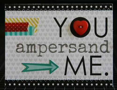 You Ampersand Me card, by Laura Vegas.