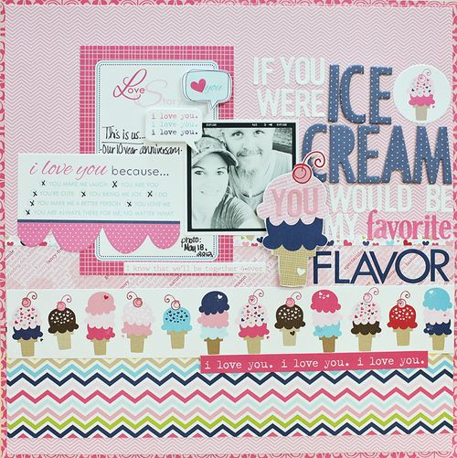 If You Were Ice Cream by Megan Klauer featuring Kiss Me from Bella Blvd