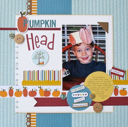 Pumpkin Head by Kathy Martin