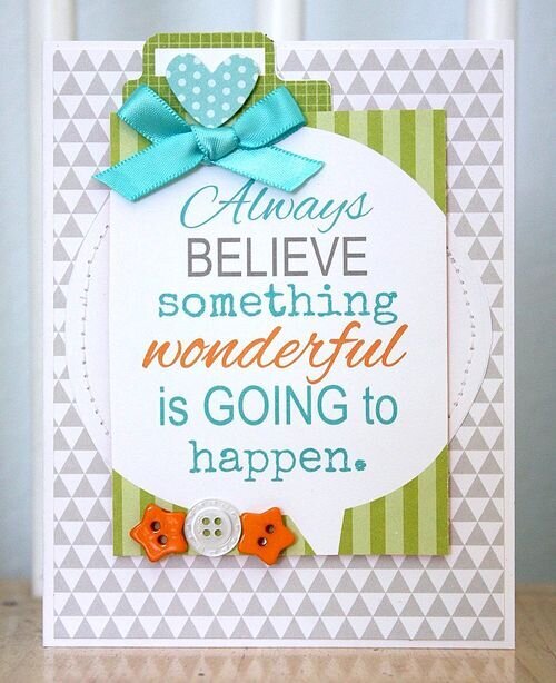 Always Believe card, by Shellye McDaniel.