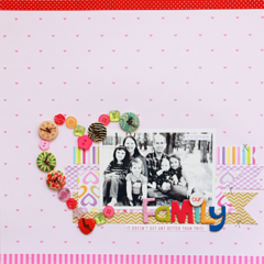 Our Family by Becky Williams featuring Bella Blvd Button Market