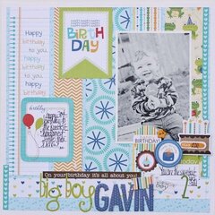 Big Boy Gavin by Megan Klauer featuring the Birthday Boy Collection from Bella Blvd