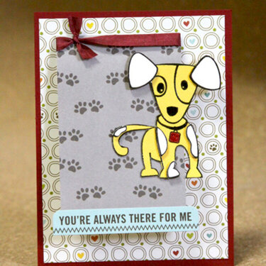 Dog Card by Therese Hennessy