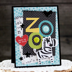 Zoo Crew Zebra Card