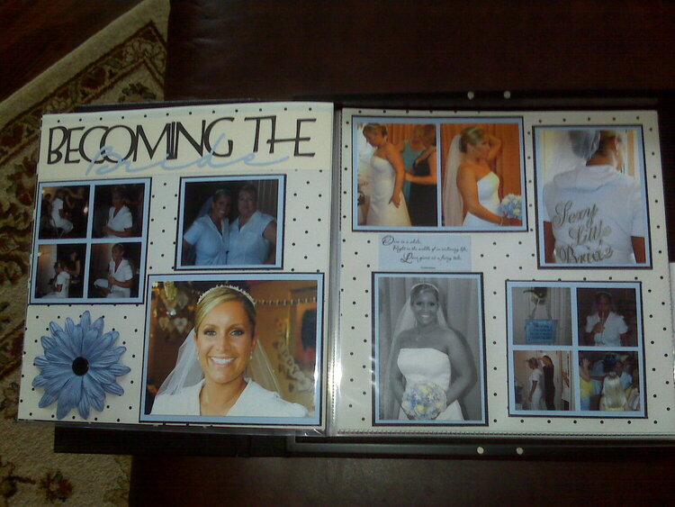 Wedding Scrapbook Pages 4-5