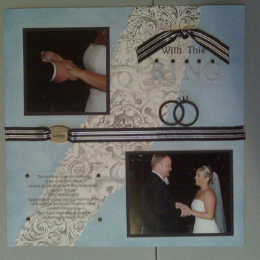 Wedding Scrapbook Page 14