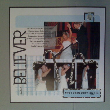 Wedding Scrapbook Page 18