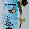 Mixed media bookmark