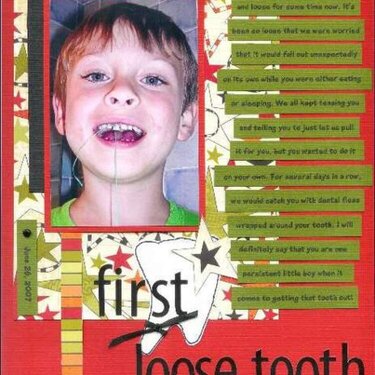 First Loose Tooth 