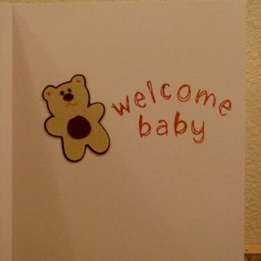 Baby Girl Card