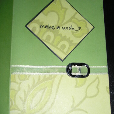 Envelope gift card holder