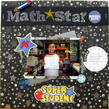 Math Star (8 years old)