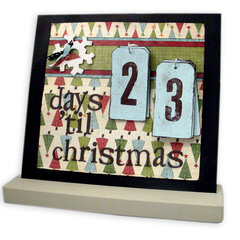 Days 'til Christmas Countdown - Magnet Board