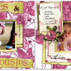 Cupcakes & Cousins *2 page layout