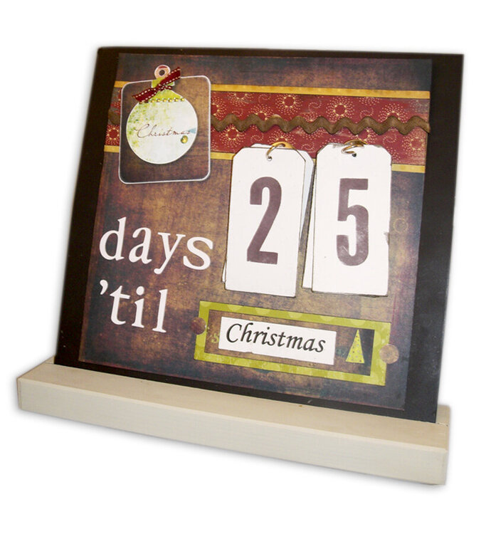 Days &#039;til Christmas - Interchangeable Magnet Board