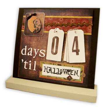 Days 'til Halloween - Interchangeable Magnet Board