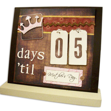 Days &#039;til Mother&#039;s Day - Interchangeable Magnet Board