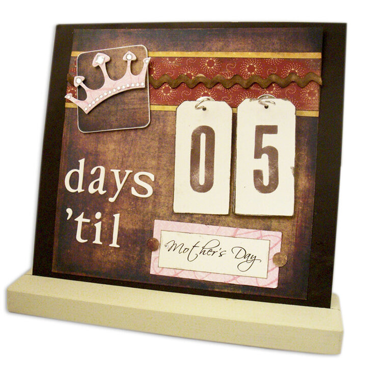 Days &#039;til Mother&#039;s Day - Interchangeable Magnet Board