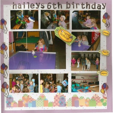 haileys 6th birthday