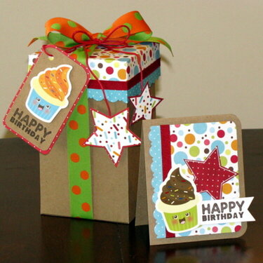 *Imaginisce* Hello Cupcake - card/box set