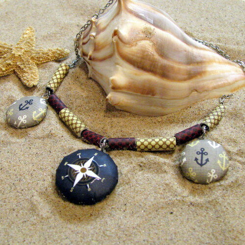 *Imaginisce* Bon Voyage - nautical necklace