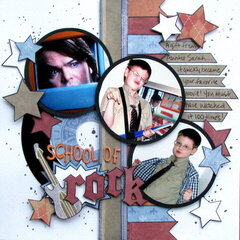 school of rock - Boys Rule Scrapbook Kits