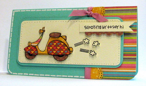 scooting by to say hi - Artful Delight Monthly Kits
