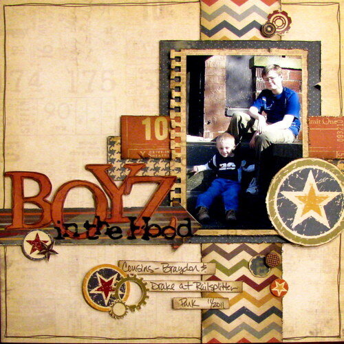 boyz in the hood - Boys Rule Scrapbook Kits