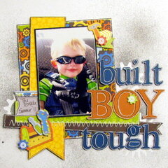 built boy tough - Boys Rule Scrapbook Kits