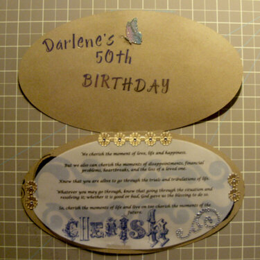 Darlene&#039;s Birthday Card inside
