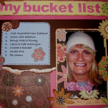 My Bucket List