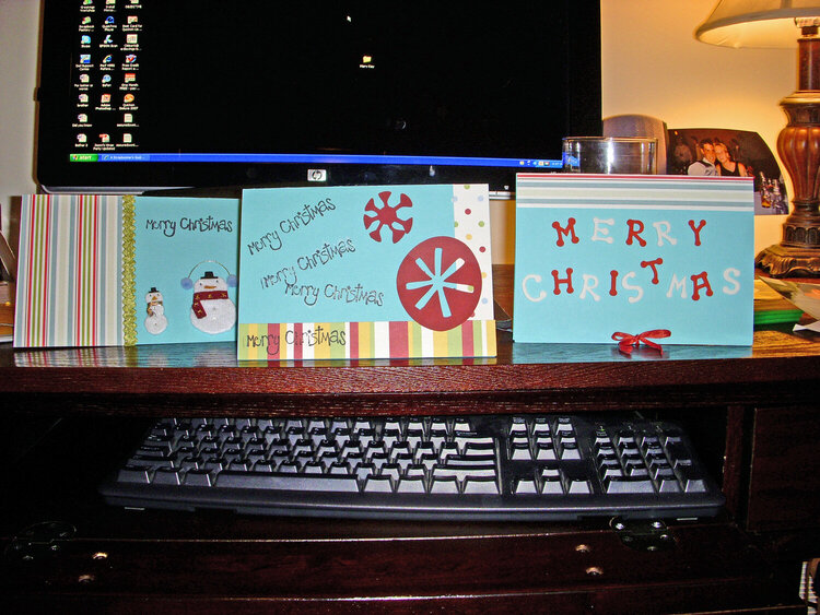 Holiday/ Christmas Cards - Gift Card Holders
