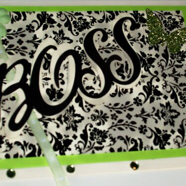 Green Boss card